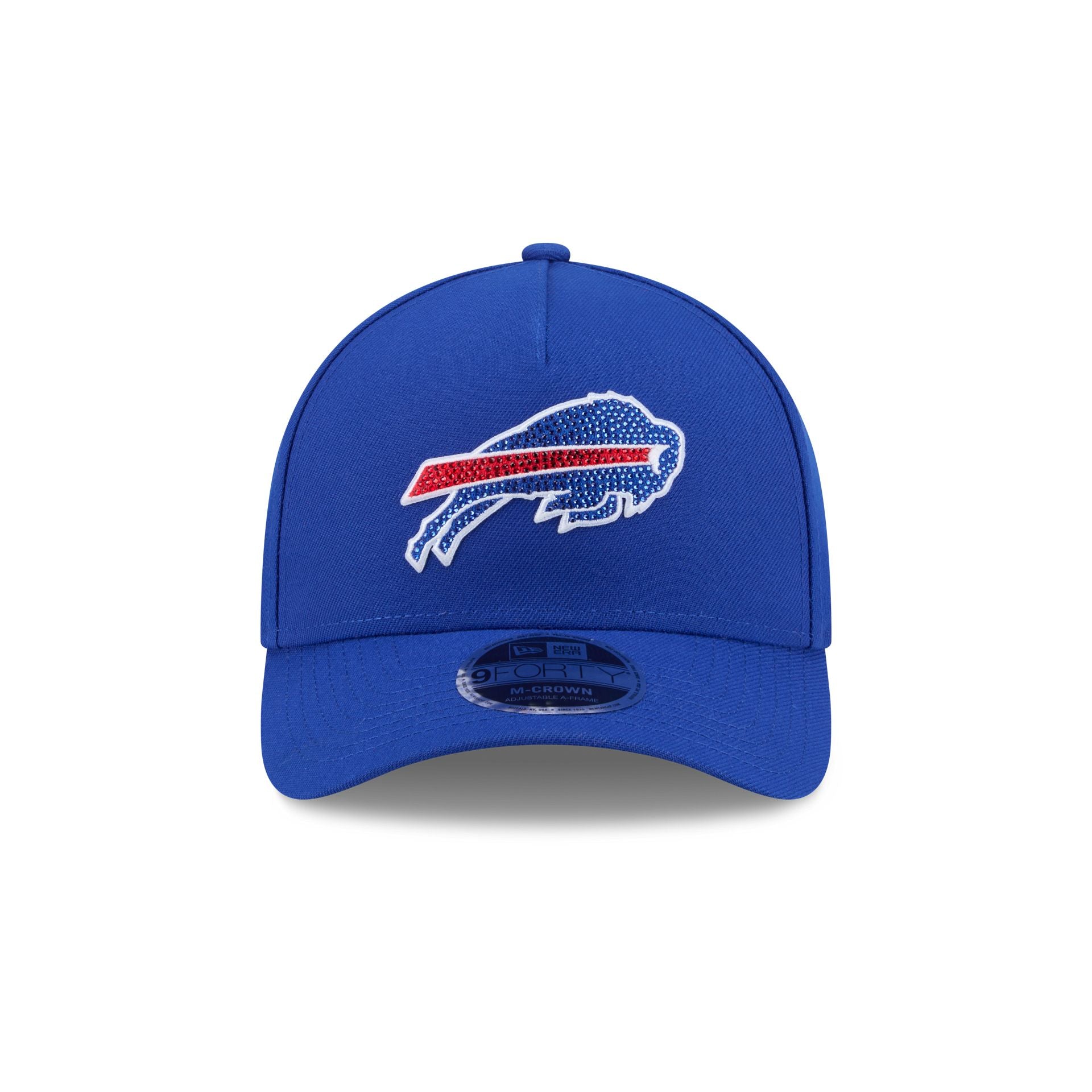 Buffalo Bills Rhinestone Patch 9FORTY M-Crown A-Frame Snapback Hat