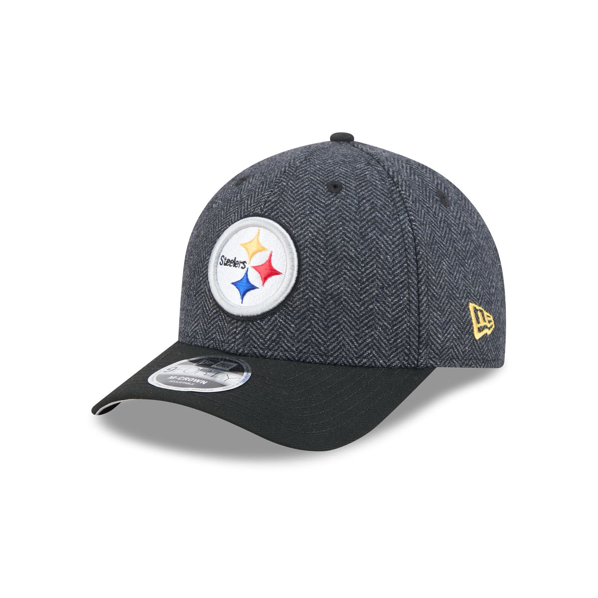 Pittsburgh Steelers Faux Wool 9FORTY M-Crown Snapback Hat