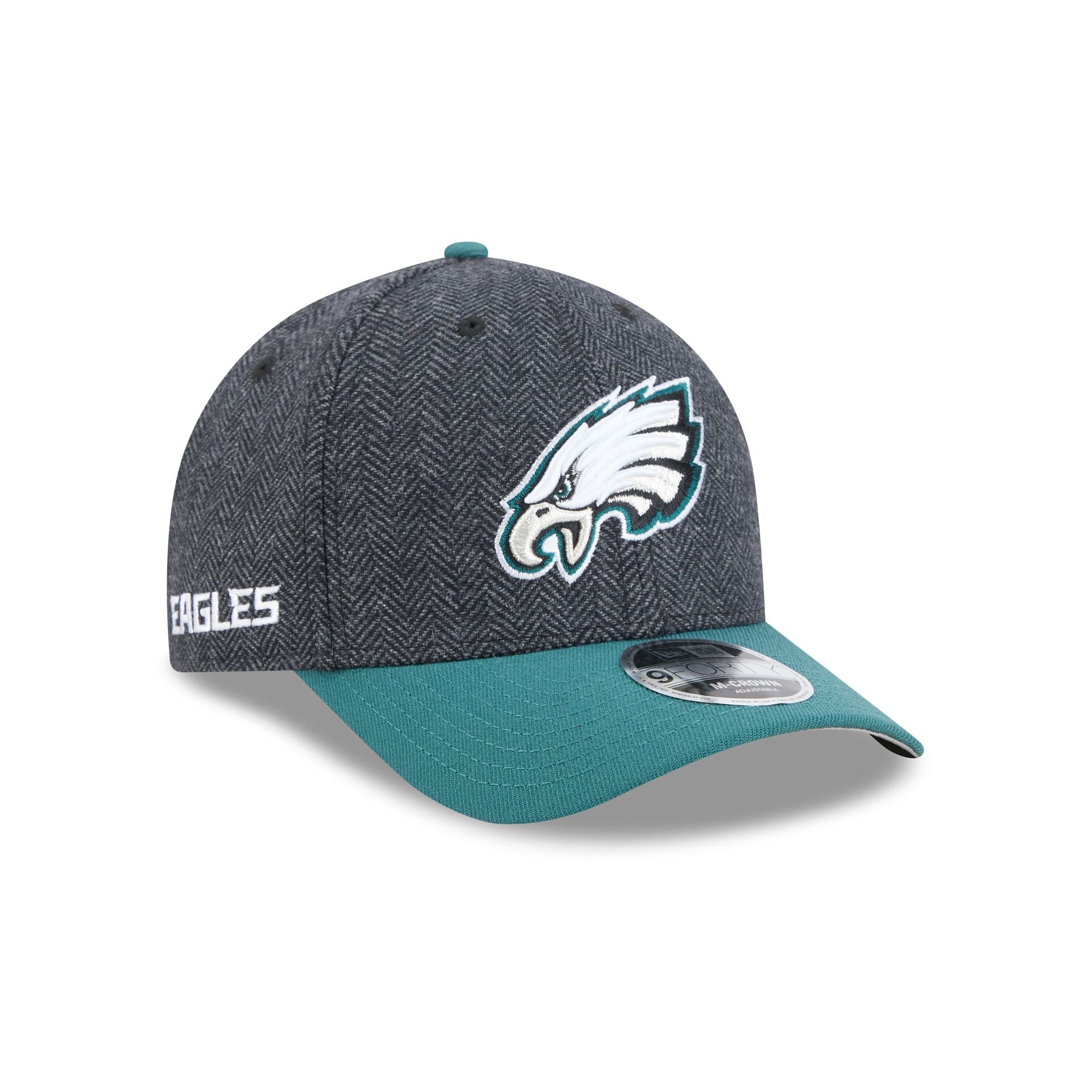 Philadelphia Eagles Faux Wool 9FORTY M-Crown Snapback Hat