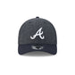 Atlanta Braves Faux Wool 9FORTY M-Crown Snapback Hat