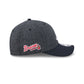Atlanta Braves Faux Wool 9FORTY M-Crown Snapback Hat