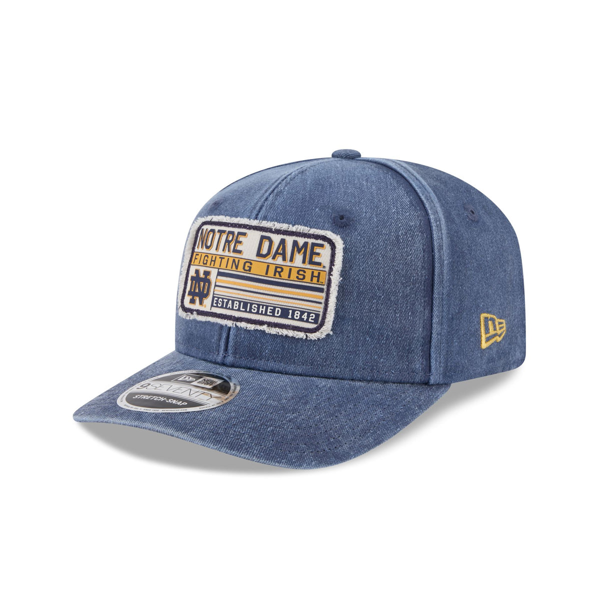 Notre Dame Fighting Irish Faded Patch 9SEVENTY Stretch-Snap Hat
