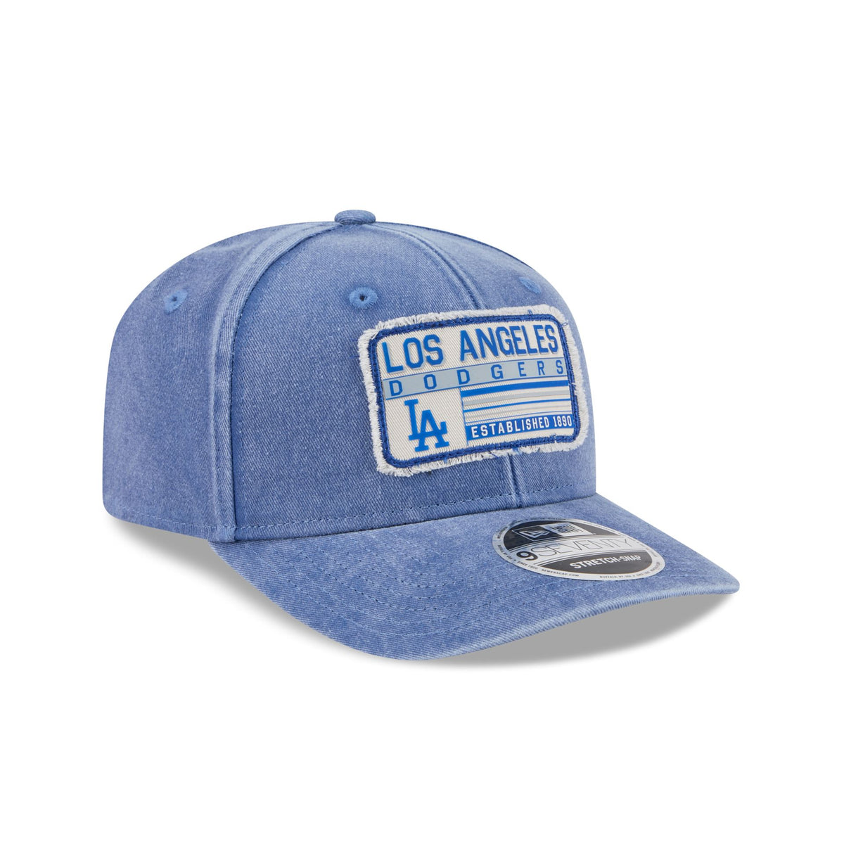 Los Angeles Dodgers Faded Patch 9SEVENTY Stretch-Snap Hat