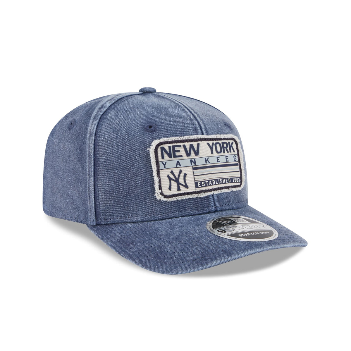 New York Yankees Faded Patch 9SEVENTY Stretch-Snap Hat