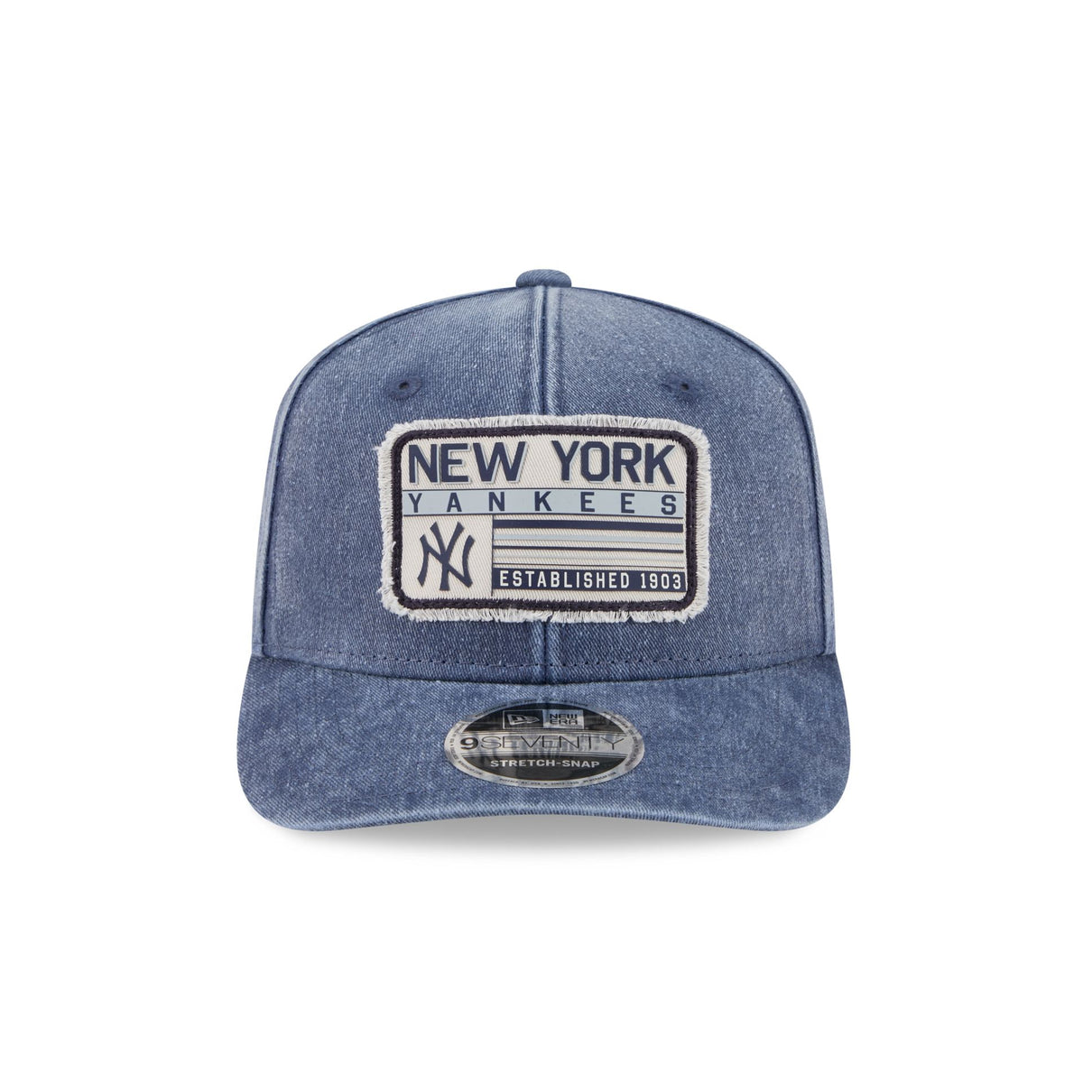 New York Yankees Faded Patch 9SEVENTY Stretch-Snap Hat