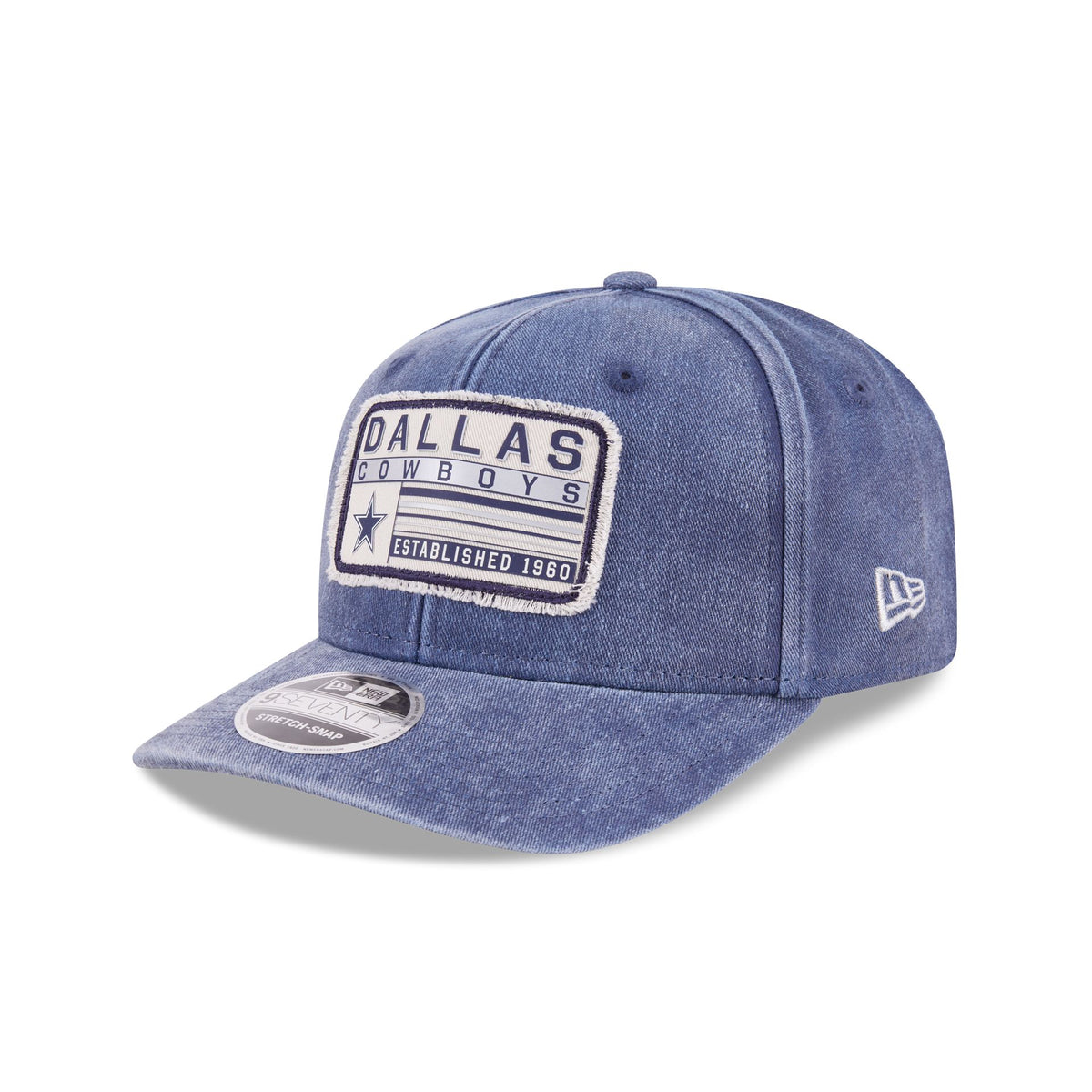 Dallas Cowboys Faded Patch 9SEVENTY Stretch-Snap Hat