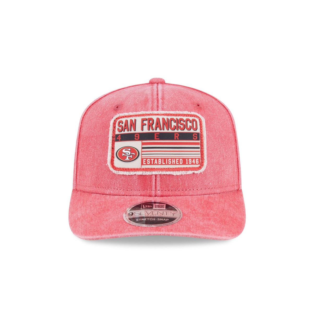 San Francisco 49ers Faded Patch 9SEVENTY Stretch-Snap Hat