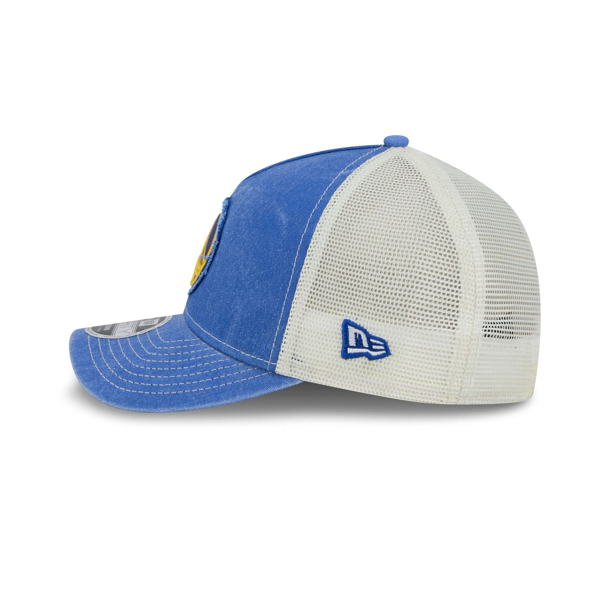 Golden State Warriors Frayed Logo 9FORTY M-Crown A-Frame Trucker Hat