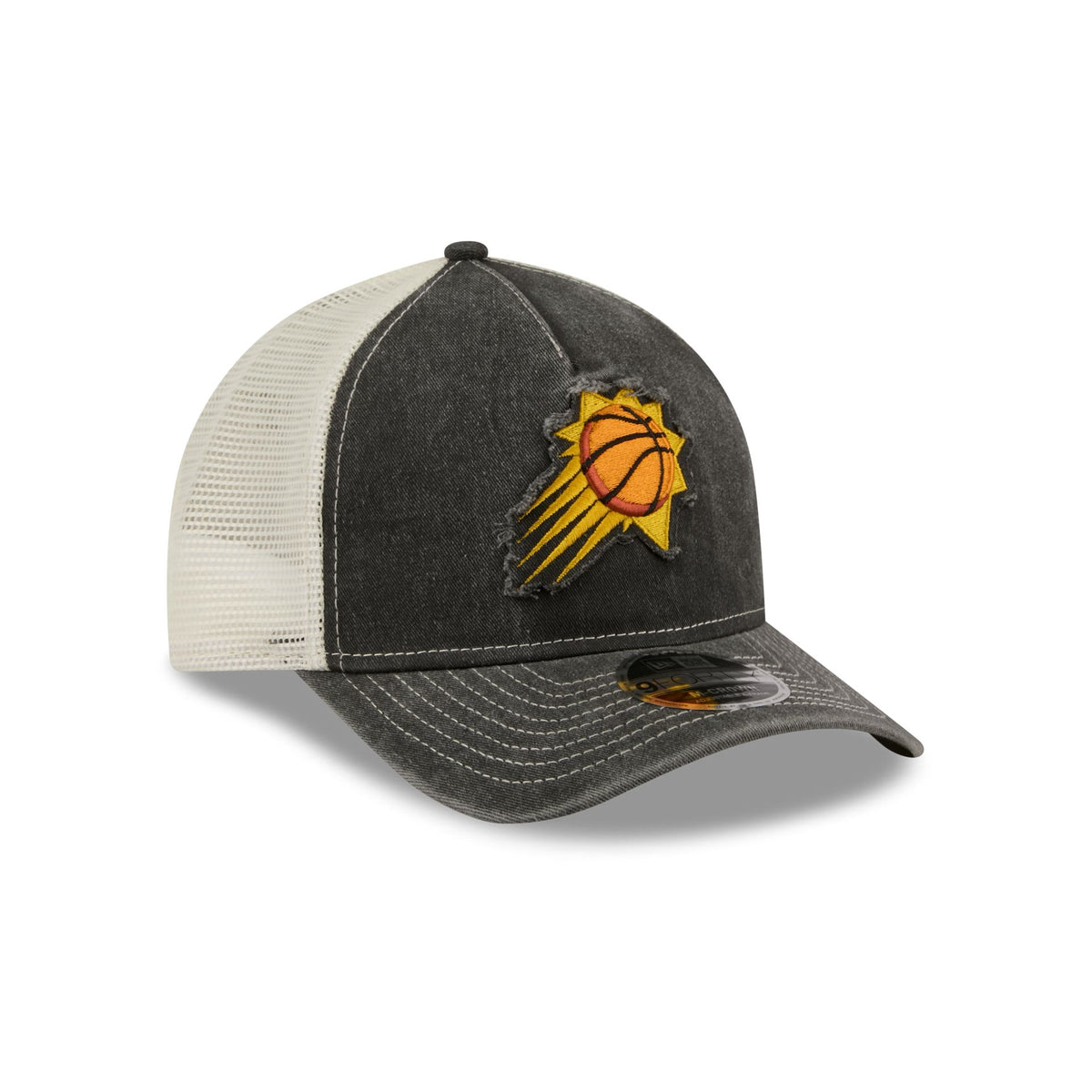 Phoenix Suns Frayed Logo 9FORTY M-Crown A-Frame Trucker Hat