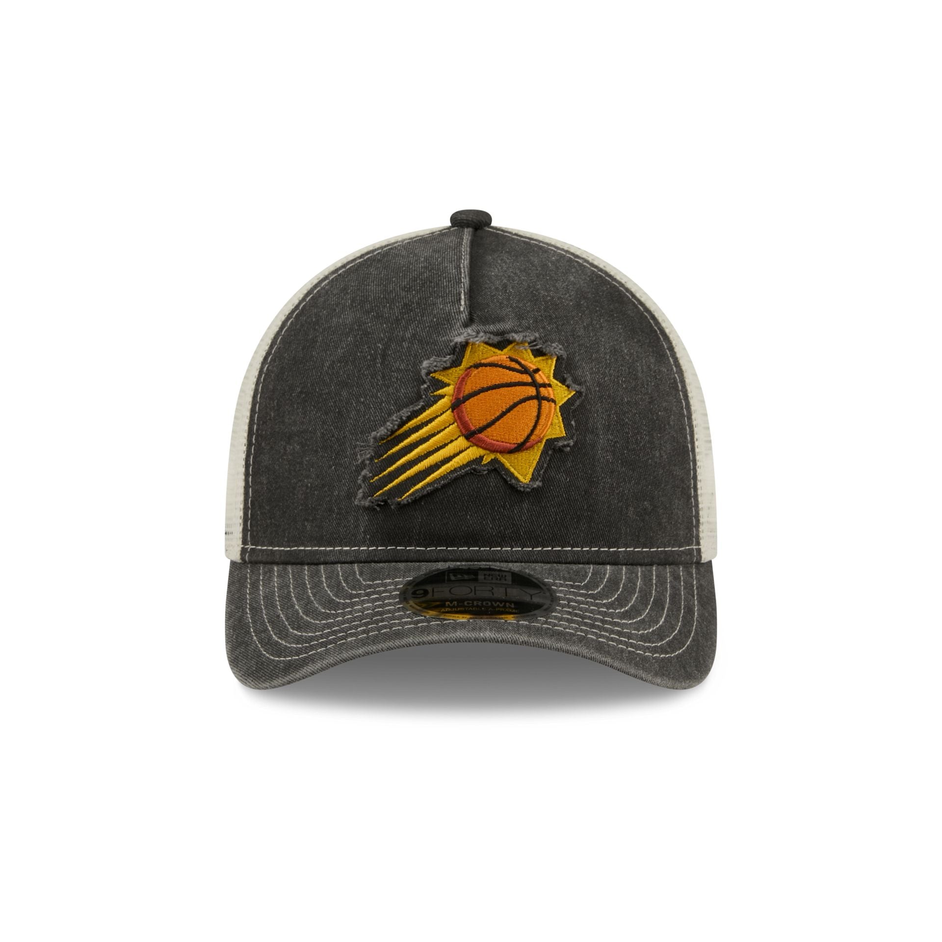 Phoenix Suns Frayed Logo 9FORTY M-Crown A-Frame Trucker Hat