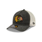 Chicago Blackhawks Frayed Logo 9FORTY M-Crown A-Frame Trucker Hat