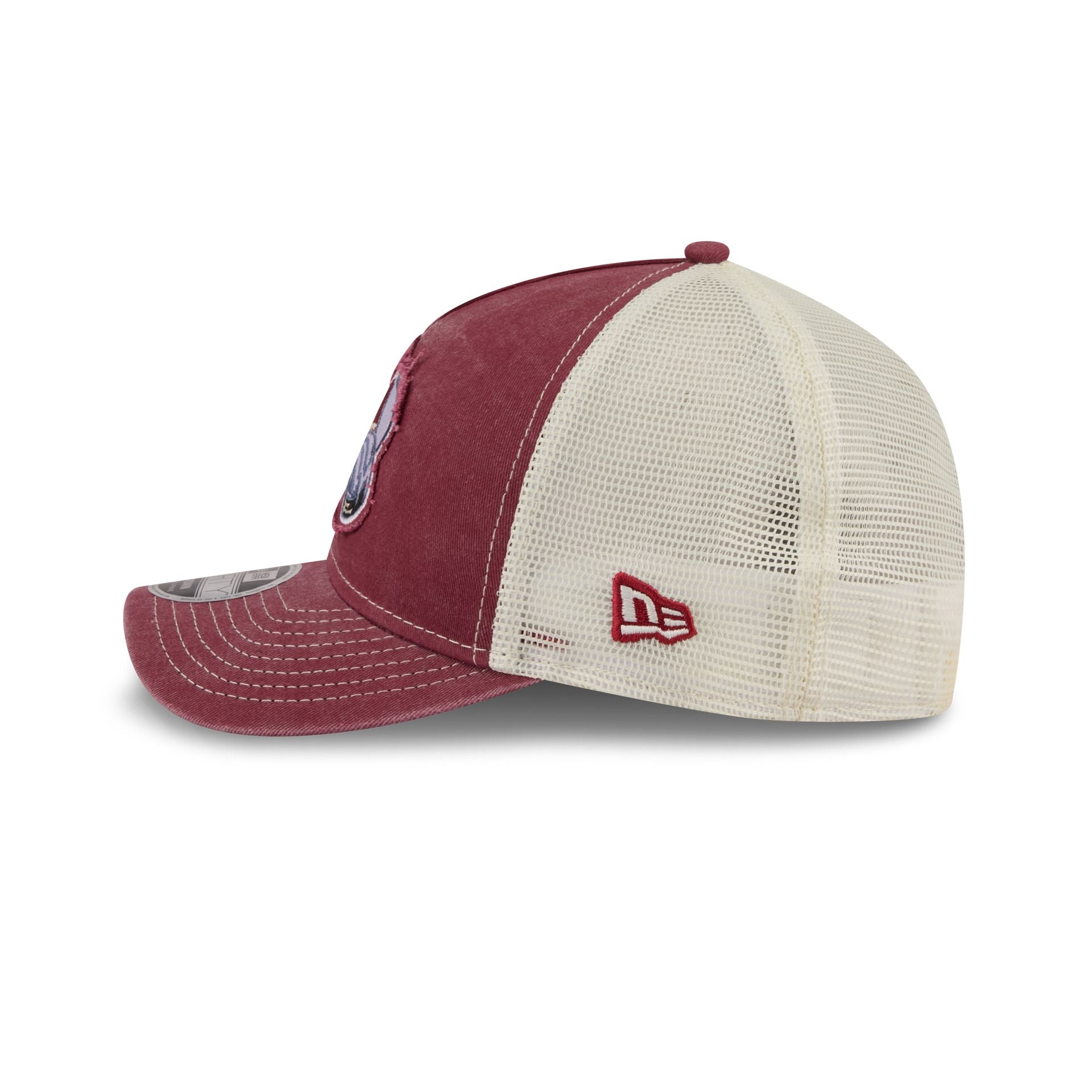 Colorado Avalanche Frayed Logo 9FORTY M-Crown A-Frame Trucker Hat