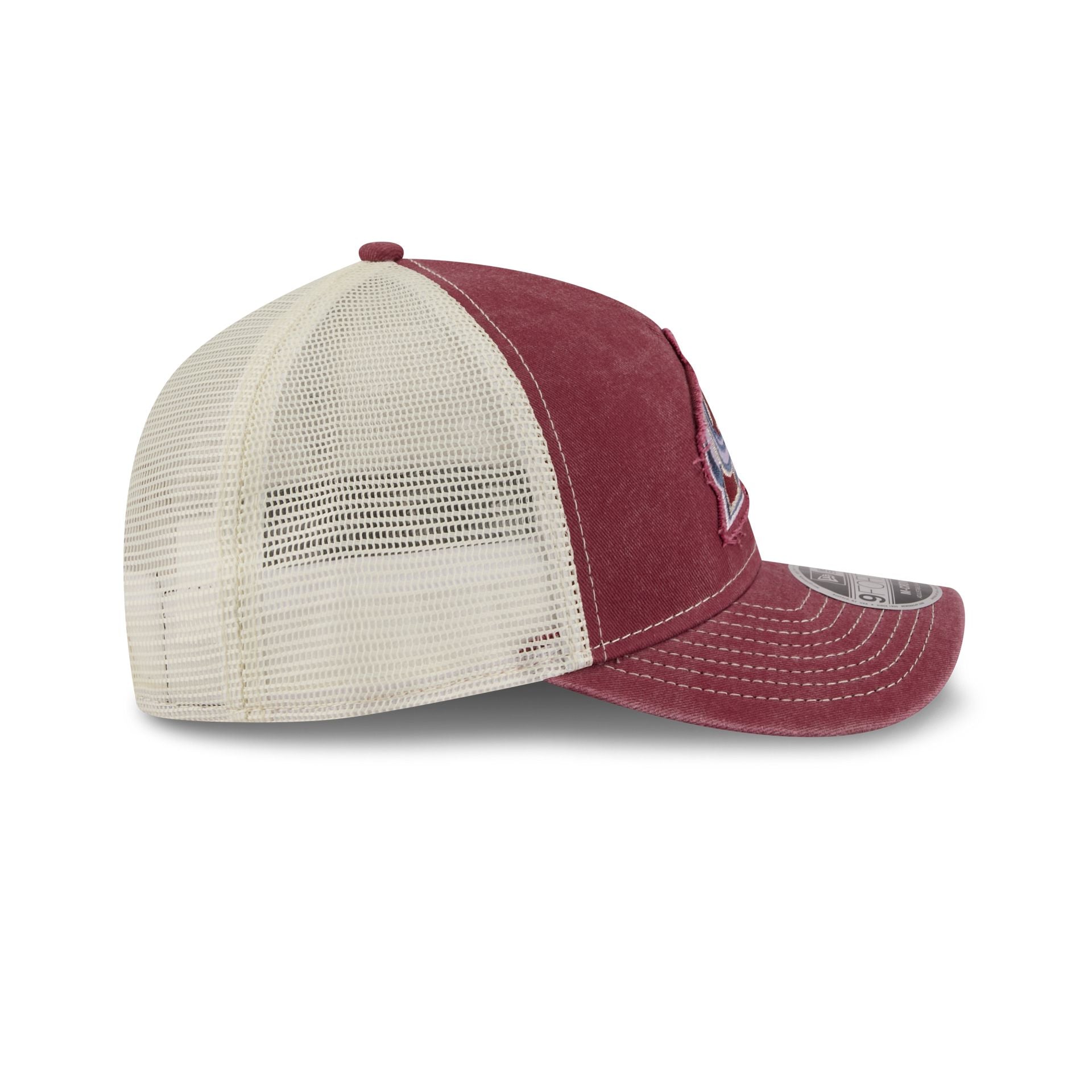 Colorado Avalanche Frayed Logo 9FORTY M-Crown A-Frame Trucker Hat