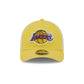 Los Angeles Lakers Frayed Logo 9FORTY M-Crown A-Frame Trucker Hat
