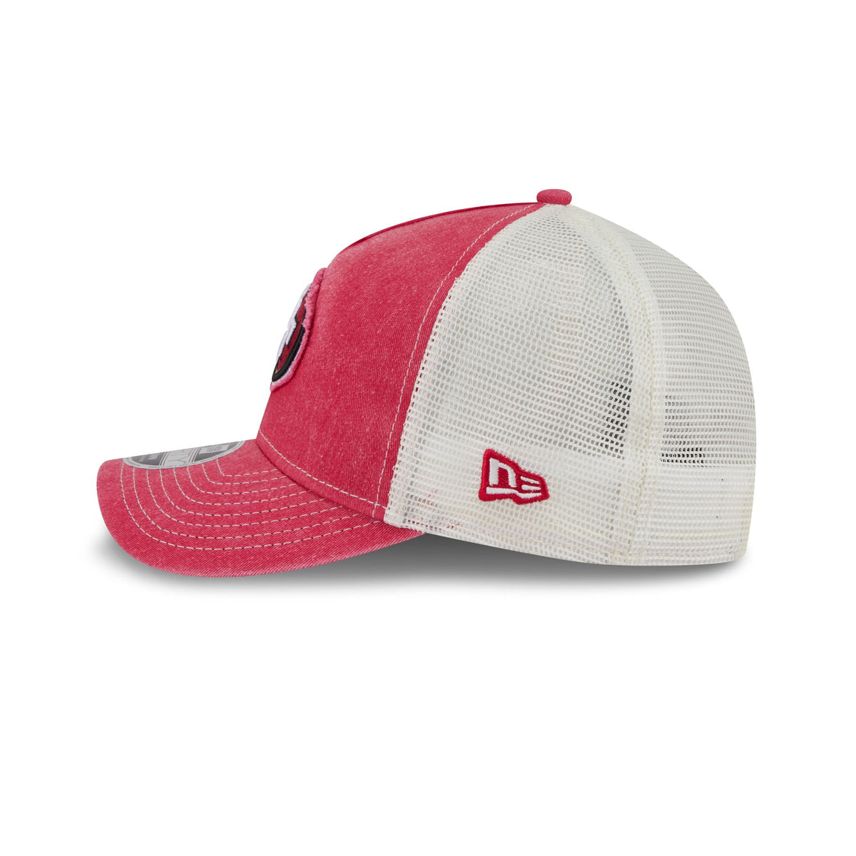 San Francisco 49ers Frayed Logo 9FORTY M-Crown A-Frame Trucker Hat