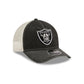 Las Vegas Raiders Frayed Logo 9FORTY M-Crown A-Frame Trucker Hat