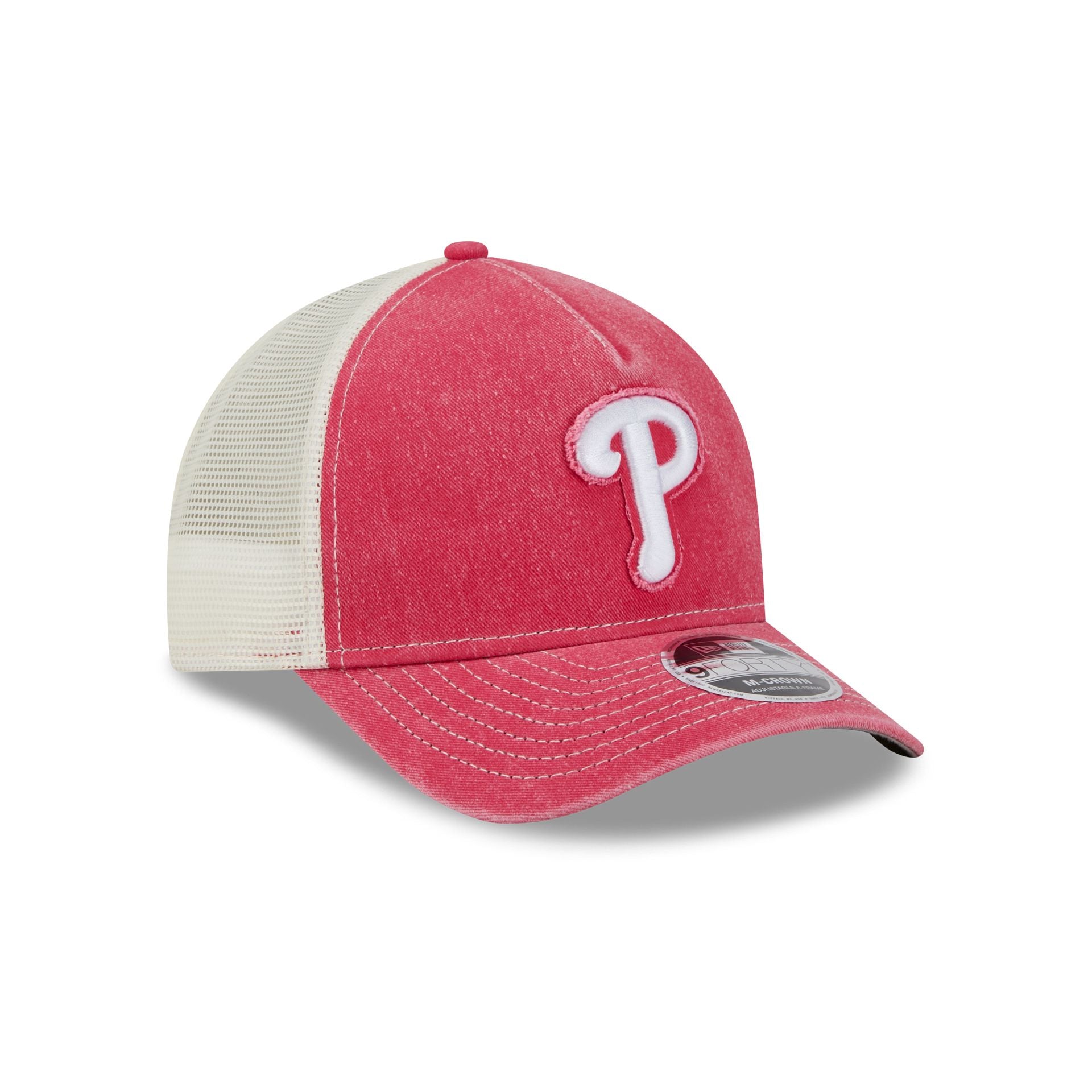 Philadelphia Phillies Frayed Logo 9FORTY M-Crown A-Frame Trucker Hat
