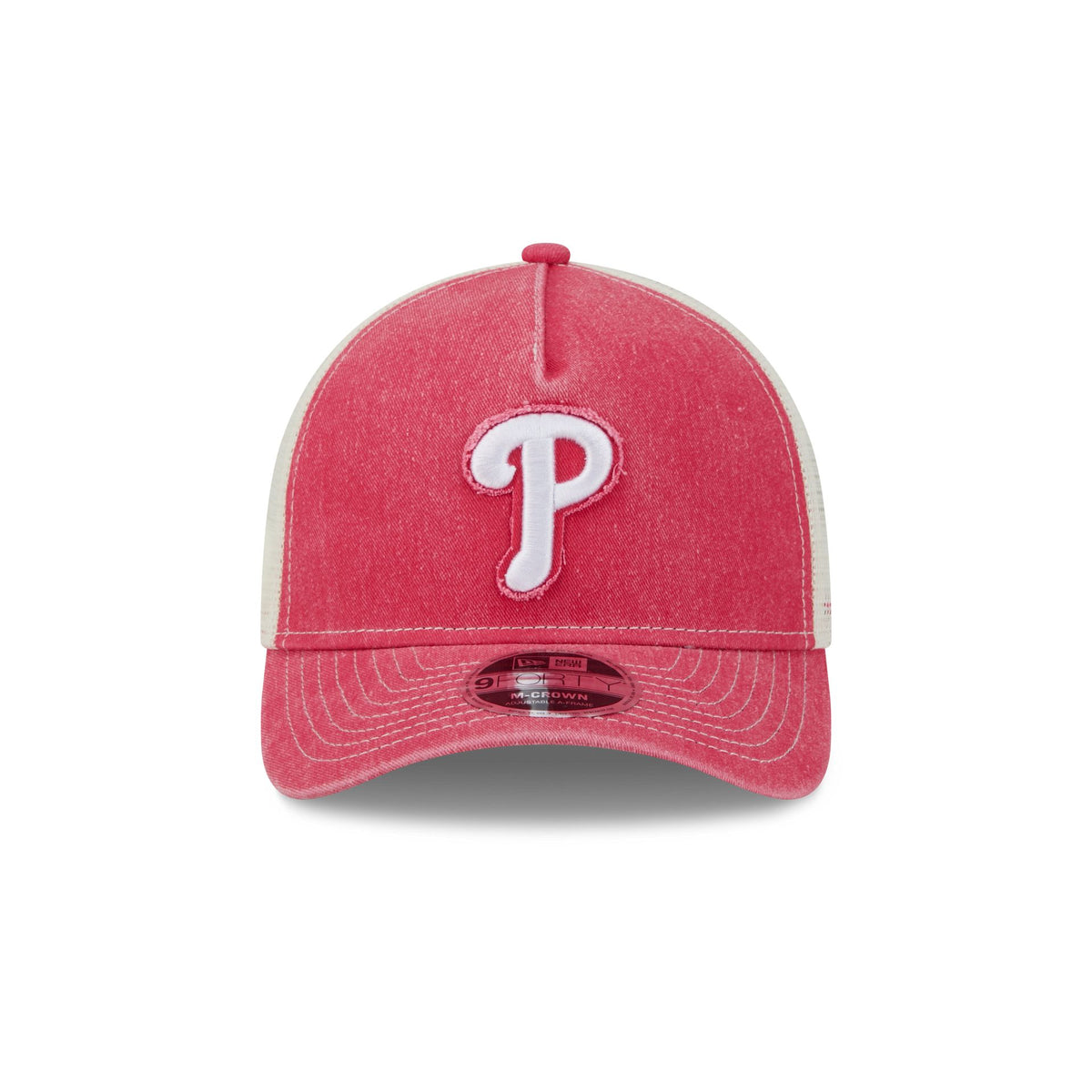 Philadelphia Phillies Frayed Logo 9FORTY M-Crown A-Frame Trucker Hat