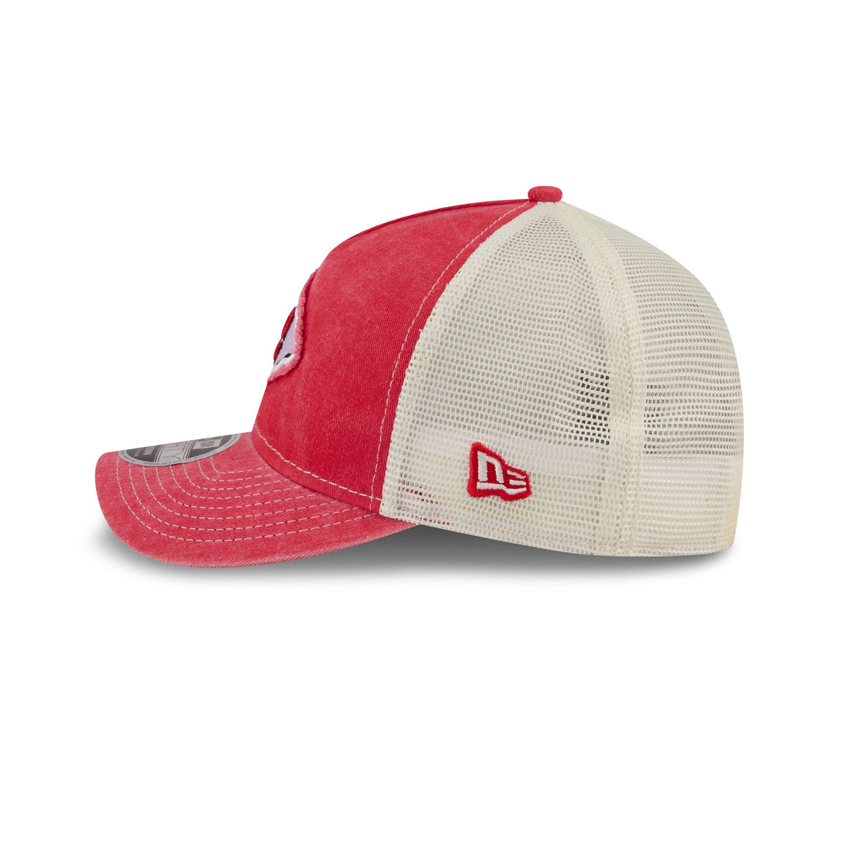 Kansas City Chiefs Frayed Logo 9FORTY M-Crown A-Frame Trucker Hat