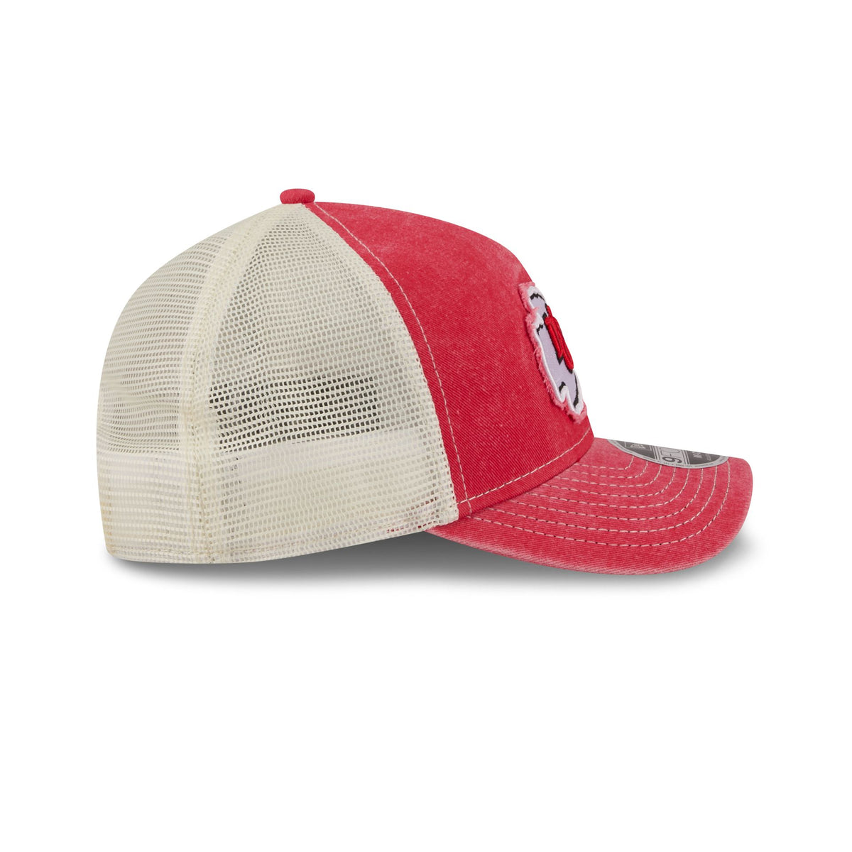 Kansas City Chiefs Frayed Logo 9FORTY M-Crown A-Frame Trucker Hat