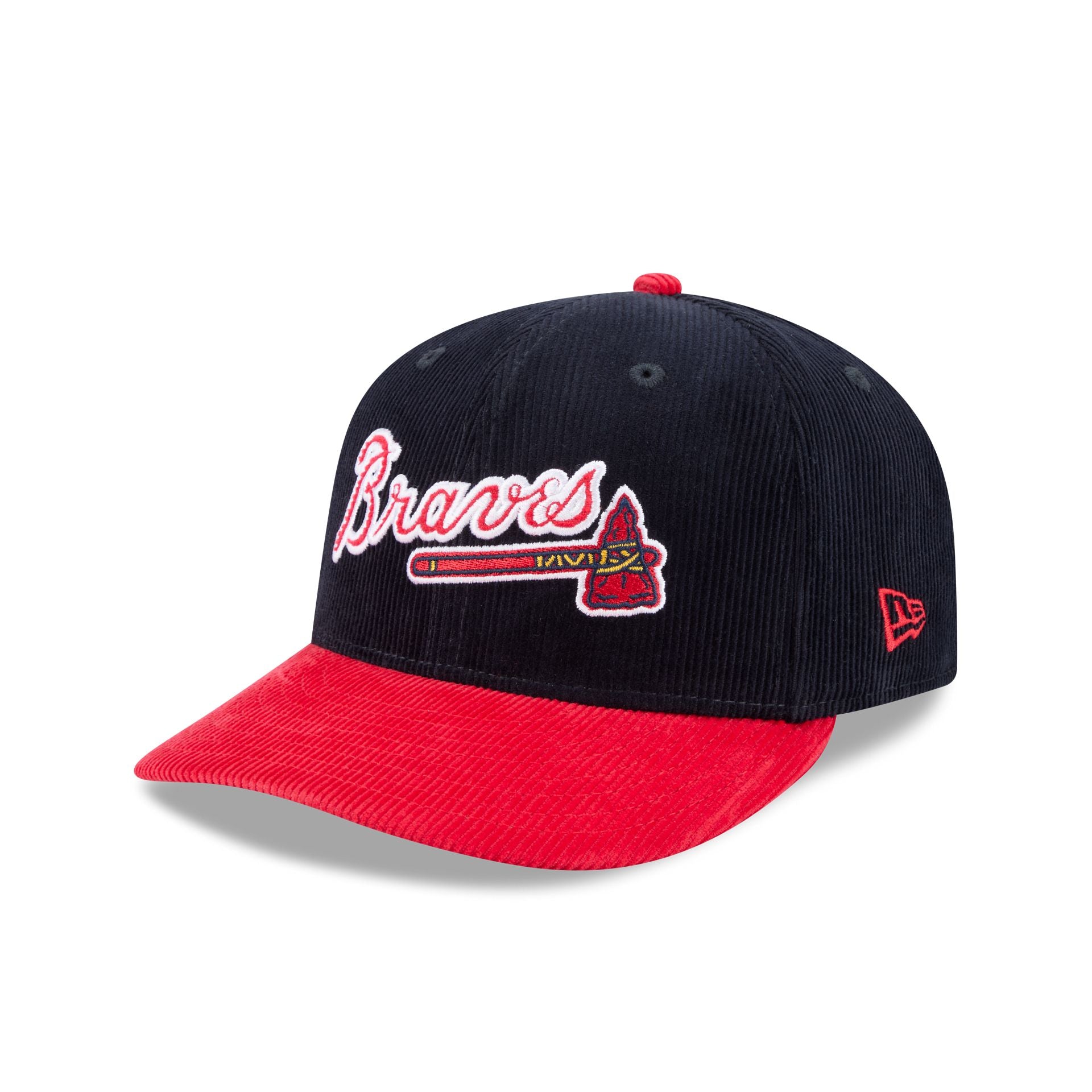 Atlanta Braves Two Tone Corduroy 9FIFTY Snapback Hat