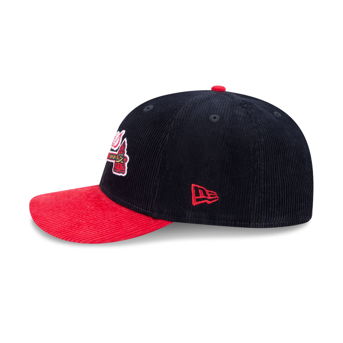 Atlanta Braves Two Tone Corduroy 9FIFTY Snapback Hat