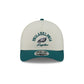 Philadelphia Eagles Arched Graphic Chrome White 9FORTY M-Crown A-Frame Snapback Hat