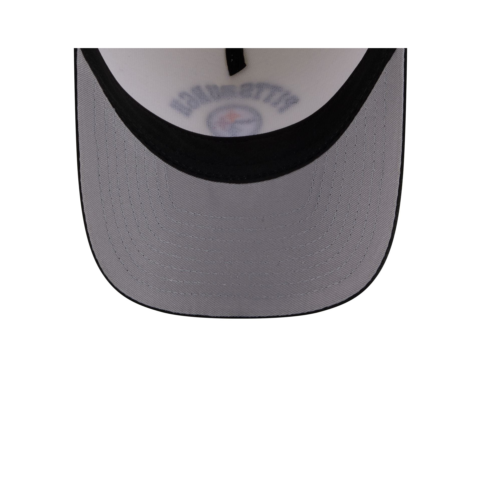 Pittsburgh Steelers Arched Graphic Chrome White 9FORTY M-Crown A-Frame Snapback Hat