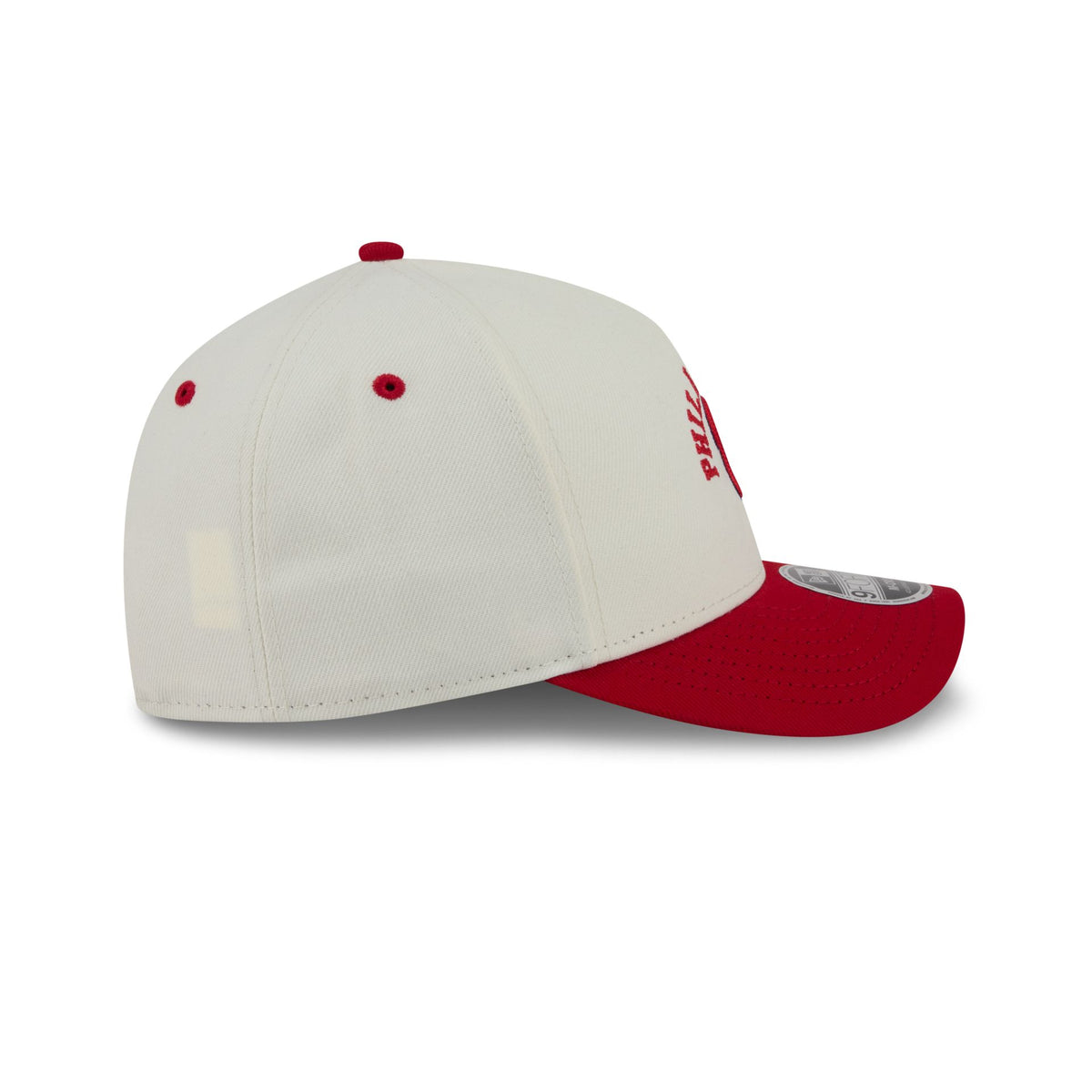 Philadelphia Phillies Arched Graphic Chrome White 9FORTY M-Crown A-Frame Snapback Hat