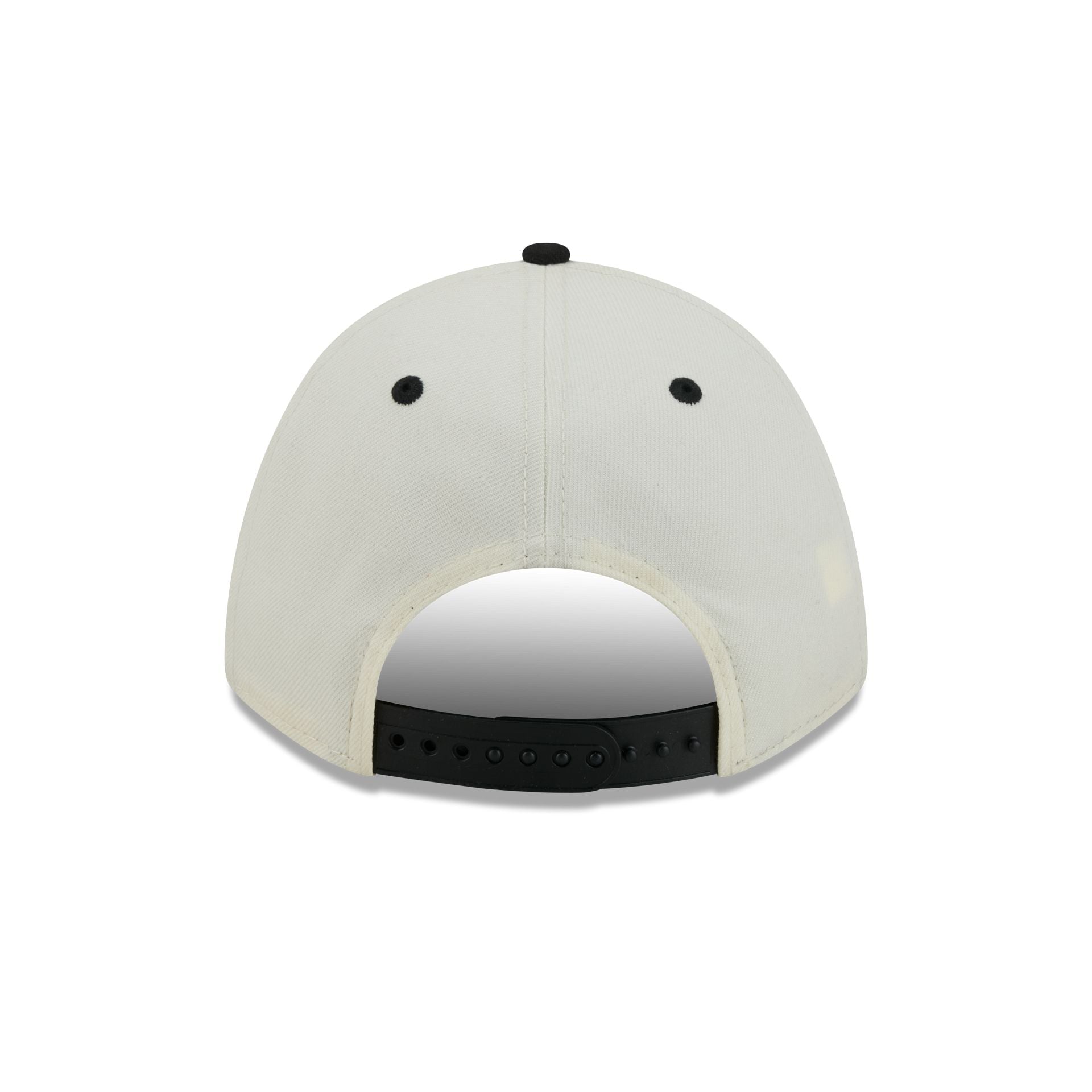 Las Vegas Raiders Arched Graphic Chrome White 9FORTY M-Crown A-Frame Snapback Hat