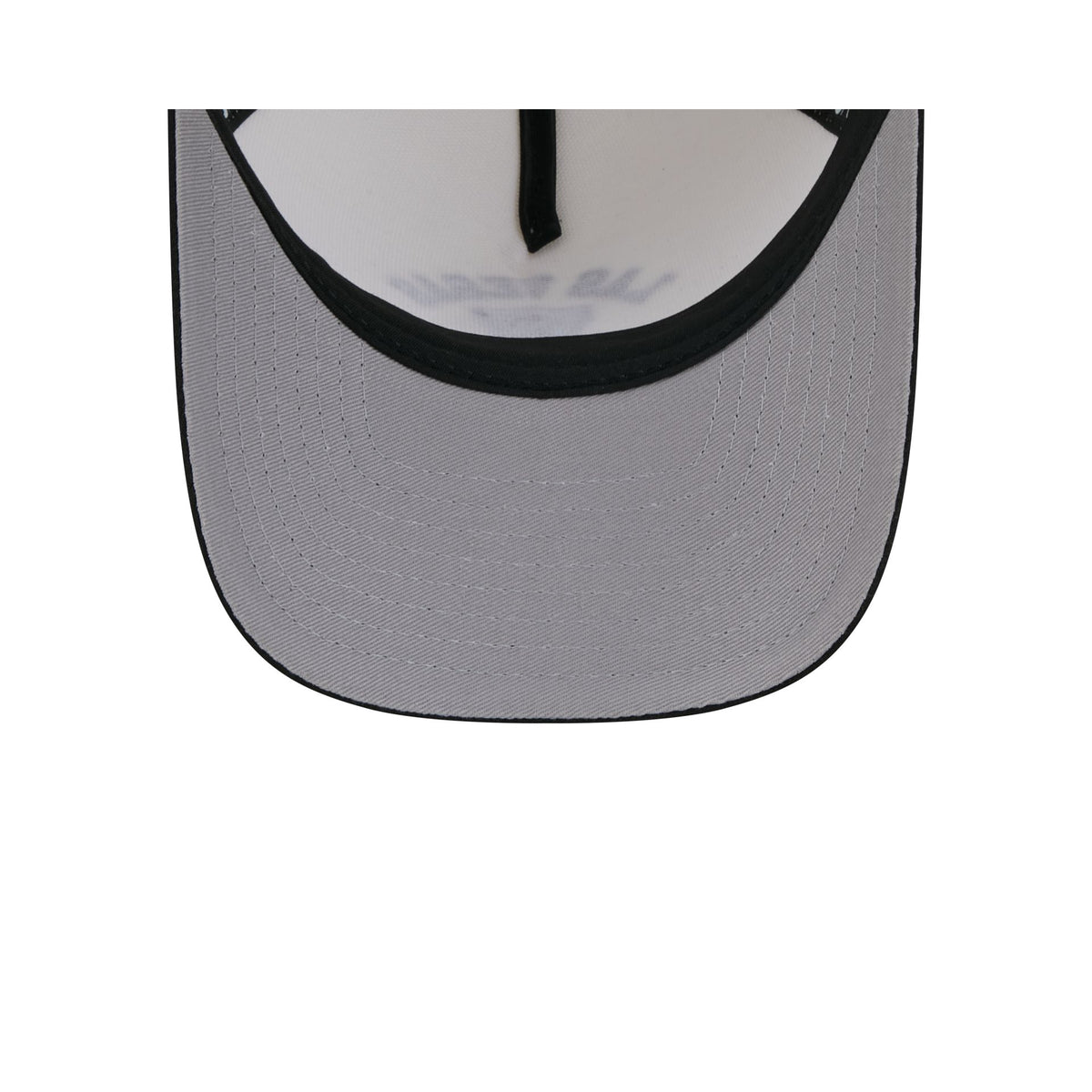 Las Vegas Raiders Arched Graphic Chrome White 9FORTY M-Crown A-Frame Snapback Hat