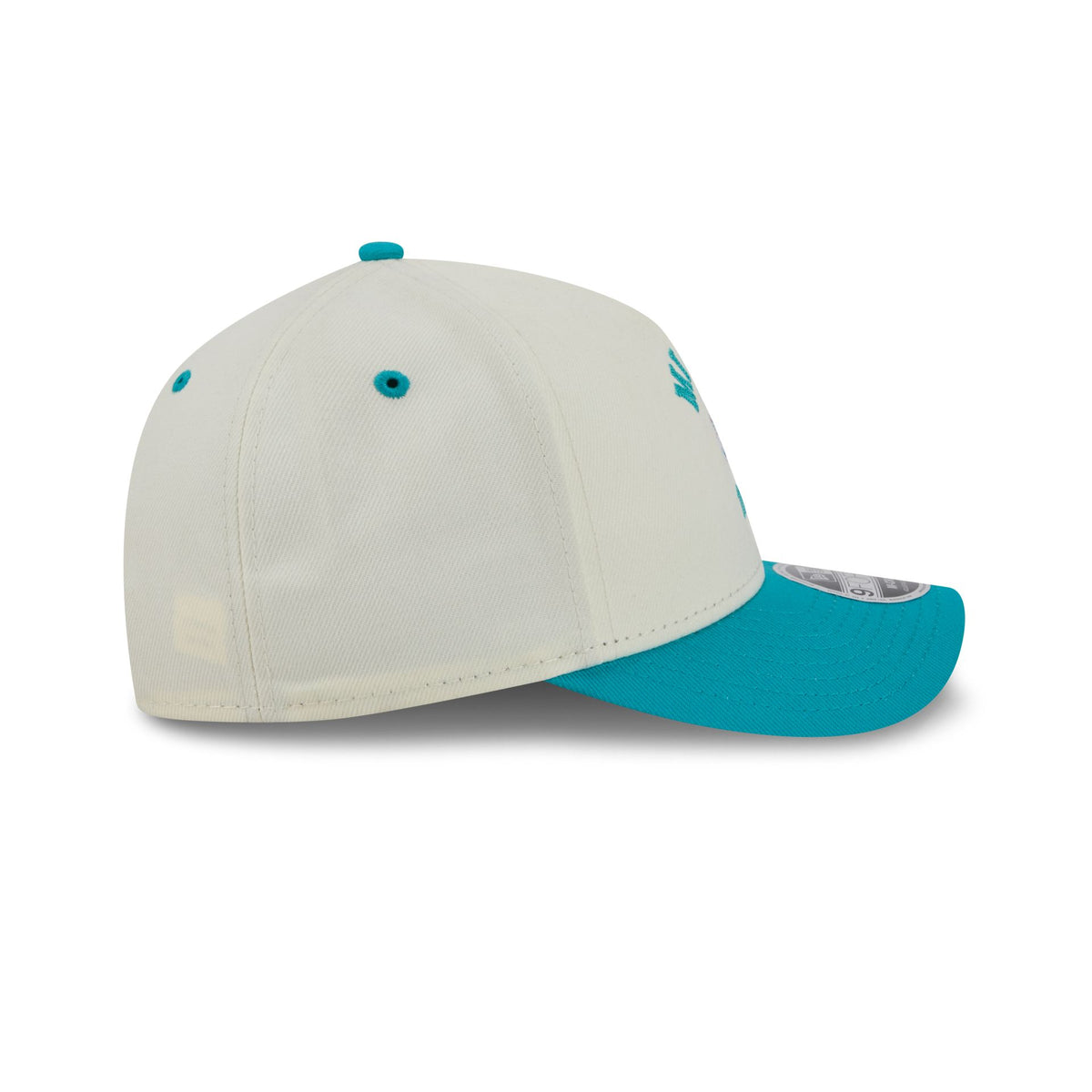 Miami Dolphins Arched Graphic Chrome White 9FORTY M-Crown A-Frame Snapback Hat