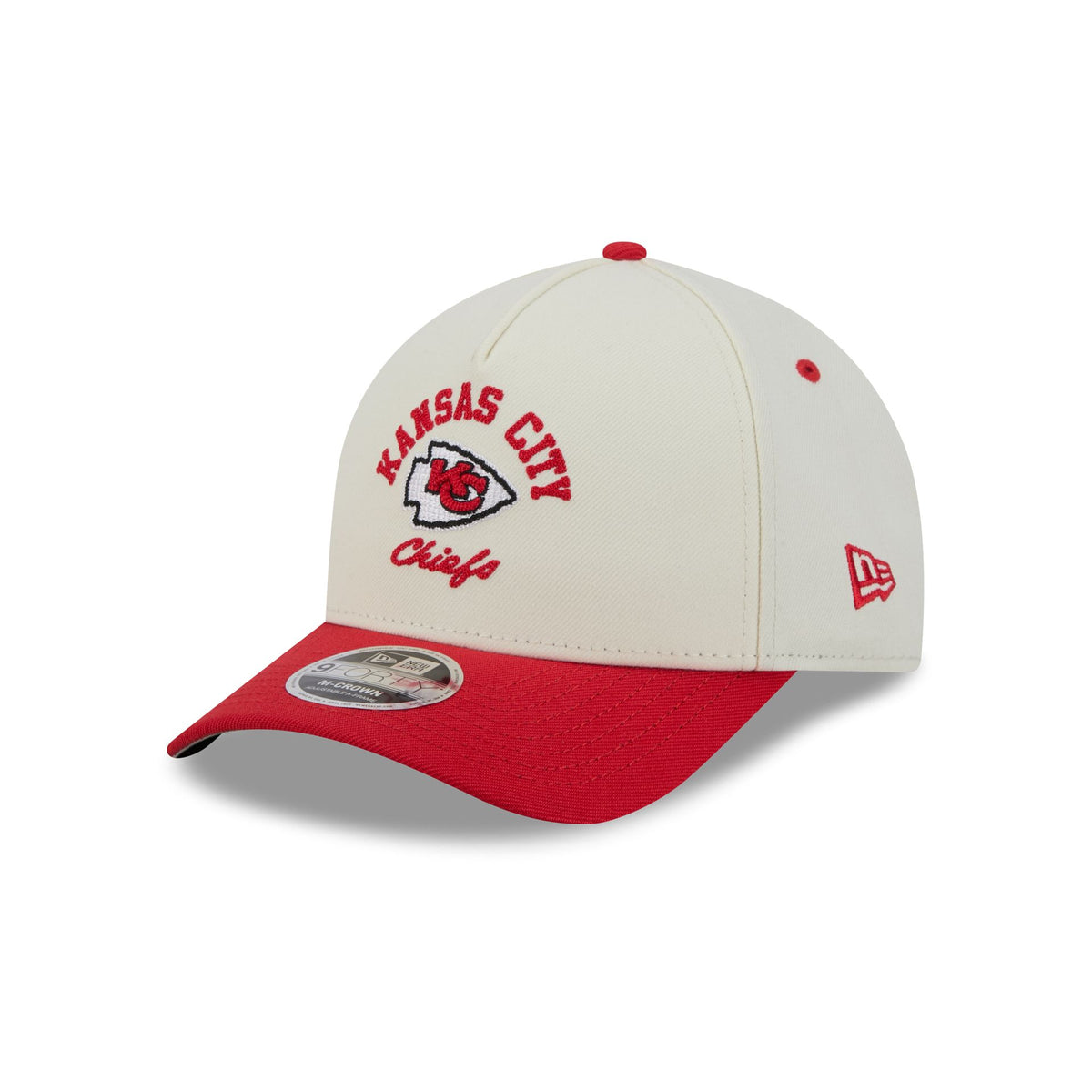 Kansas City Chiefs Arched Graphic Chrome White 9FORTY M-Crown A-Frame Snapback Hat