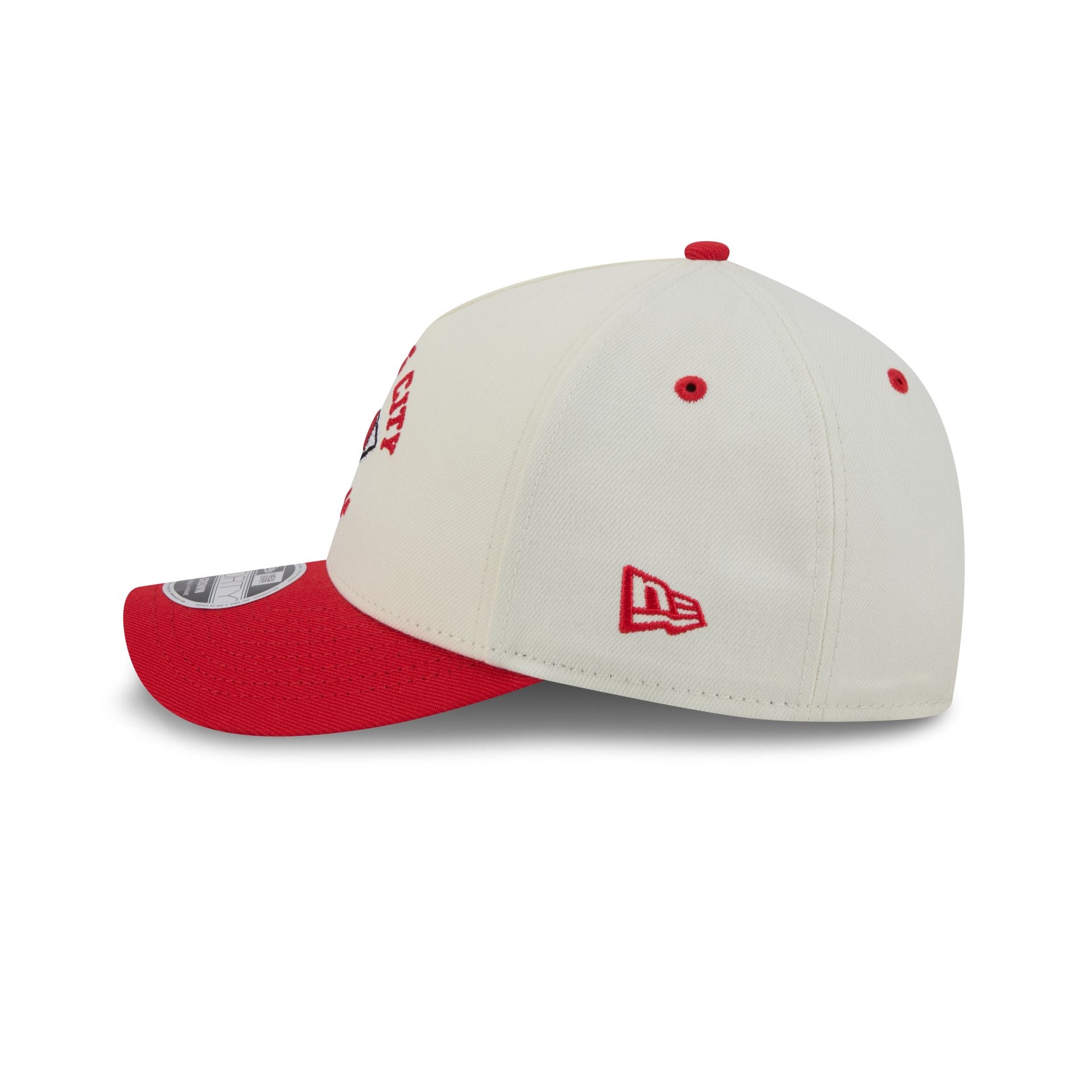Kansas City Chiefs Arched Graphic Chrome White 9FORTY M-Crown A-Frame Snapback Hat