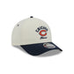 Chicago Bears Arched Graphic Chrome White 9FORTY M-Crown A-Frame Snapback Hat