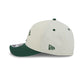 Milwaukee Bucks Arched Graphic Chrome White 9FORTY M-Crown A-Frame Snapback Hat