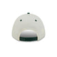 Milwaukee Bucks Arched Graphic Chrome White 9FORTY M-Crown A-Frame Snapback Hat