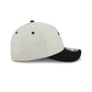 Miami Heat Arched Graphic Chrome White 9FORTY M-Crown A-Frame Snapback Hat