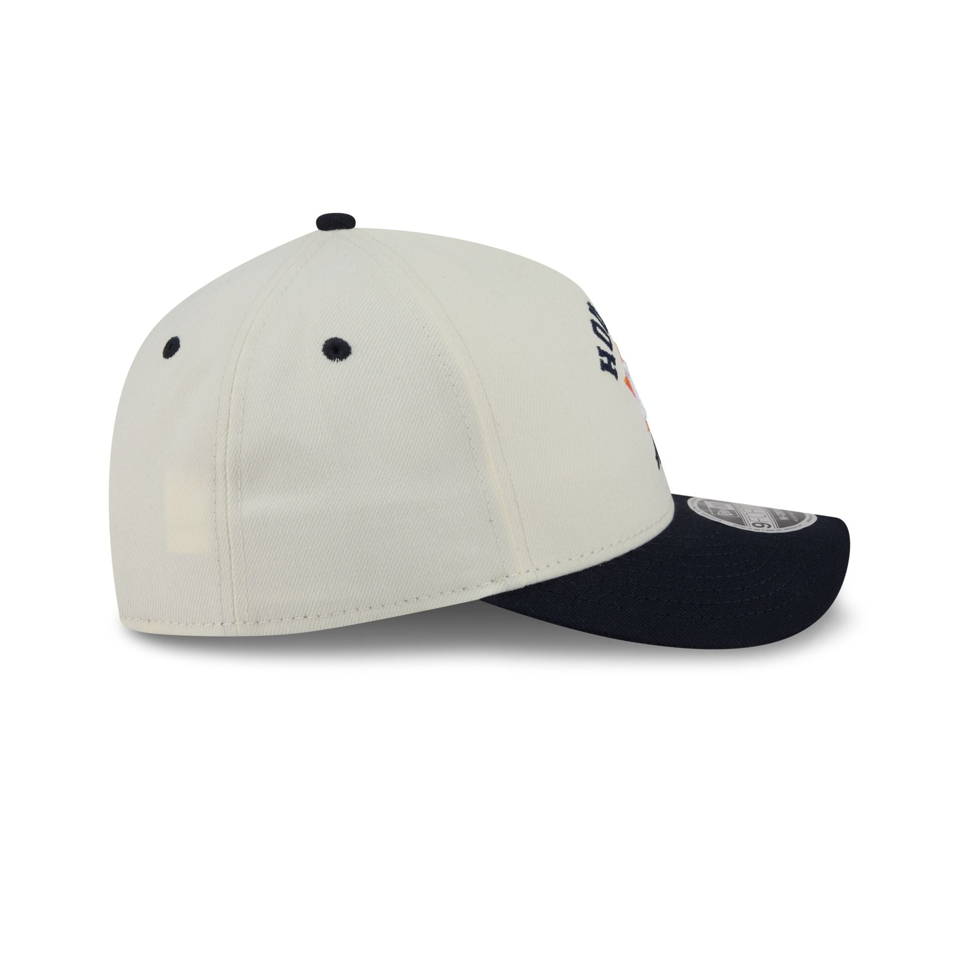 Houston Astros Arched Graphic Chrome White 9FORTY M-Crown A-Frame Snapback Hat