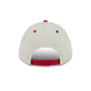 Toronto Raptors Arched Graphic Chrome White 9FORTY M-Crown A-Frame Snapback Hat
