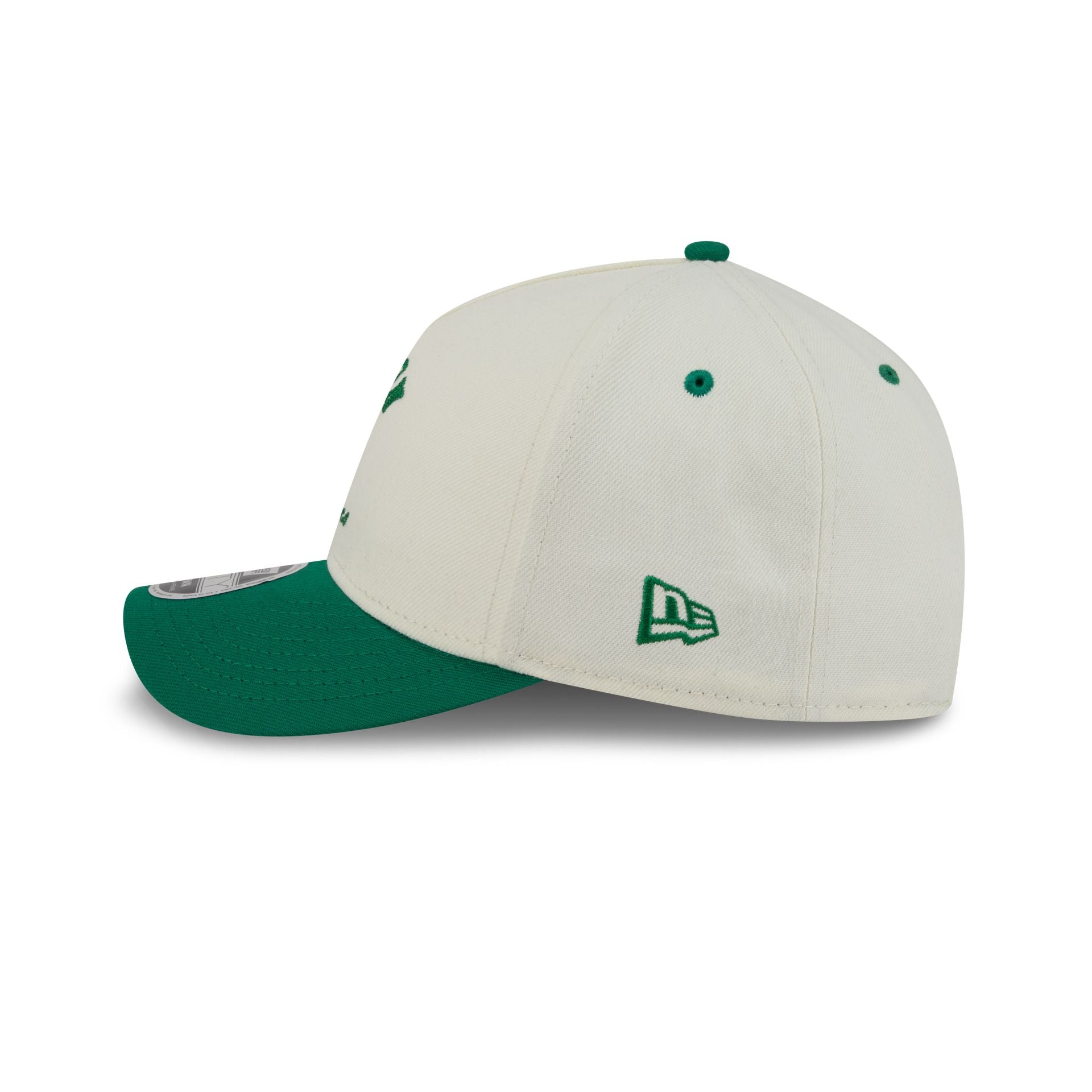 Boston Celtics Arched Graphic Chrome White 9FORTY M-Crown A-Frame Snapback Hat