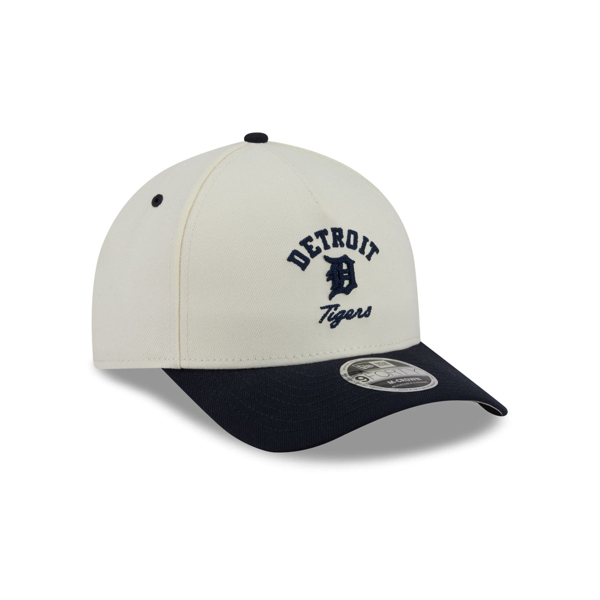 Detroit Tigers Arched Graphic Chrome White 9FORTY M-Crown A-Frame Snapback Hat