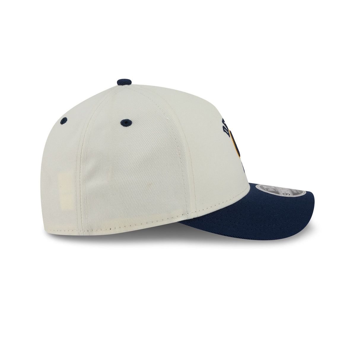 Denver Nuggets Arched Graphic Chrome White 9FORTY M-Crown A-Frame Snapback Hat