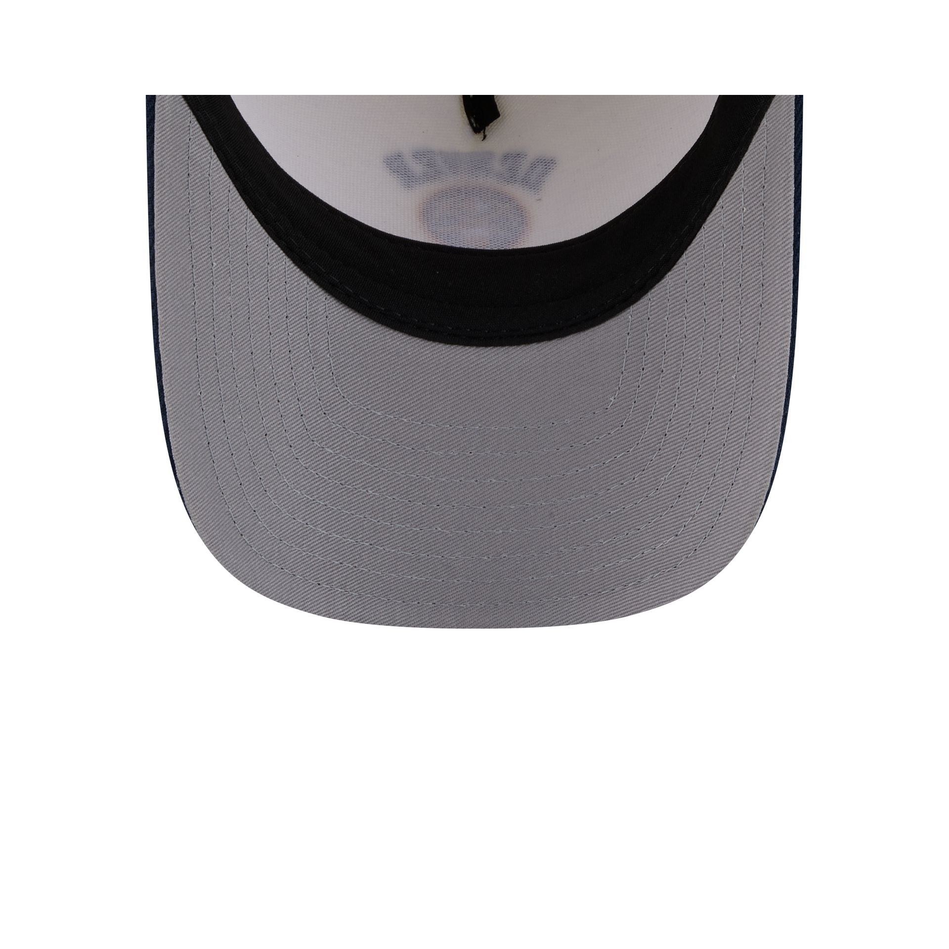 Denver Nuggets Arched Graphic Chrome White 9FORTY M-Crown A-Frame Snapback Hat