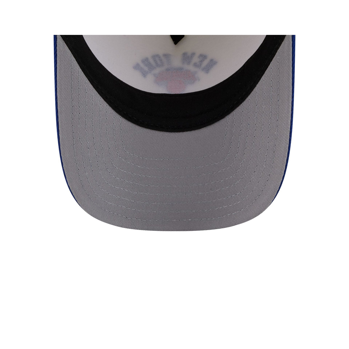 New York Knicks Arched Graphic Chrome White 9FORTY M-Crown A-Frame Snapback Hat