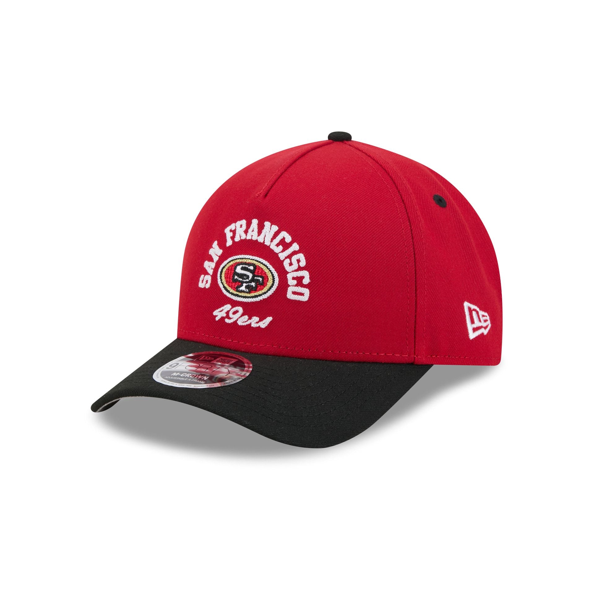 San Francisco 49ers Arched Graphic 9FORTY M-Crown A-Frame Snapback Hat