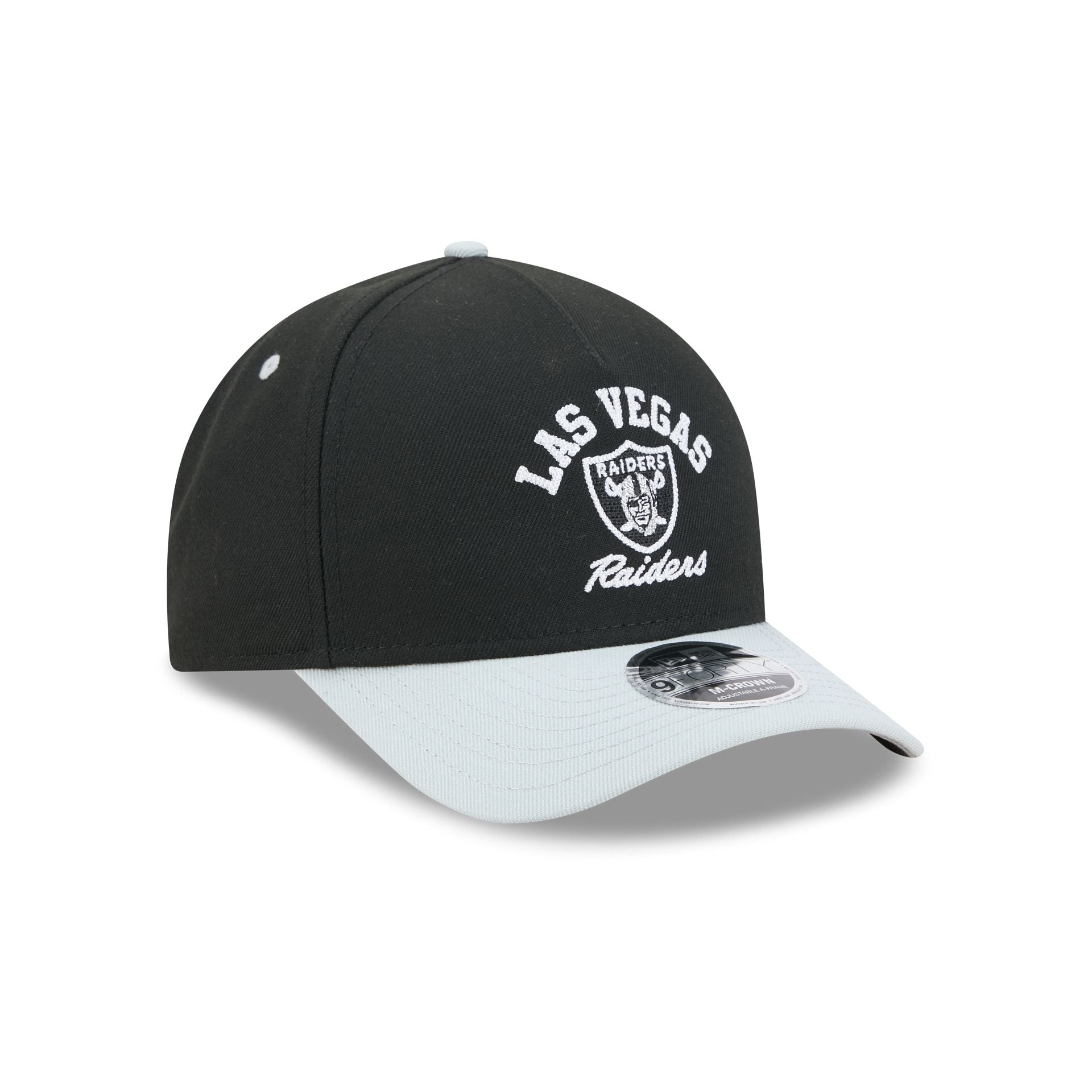 Las Vegas Raiders Arched Graphic 9FORTY M-Crown A-Frame Snapback Hat