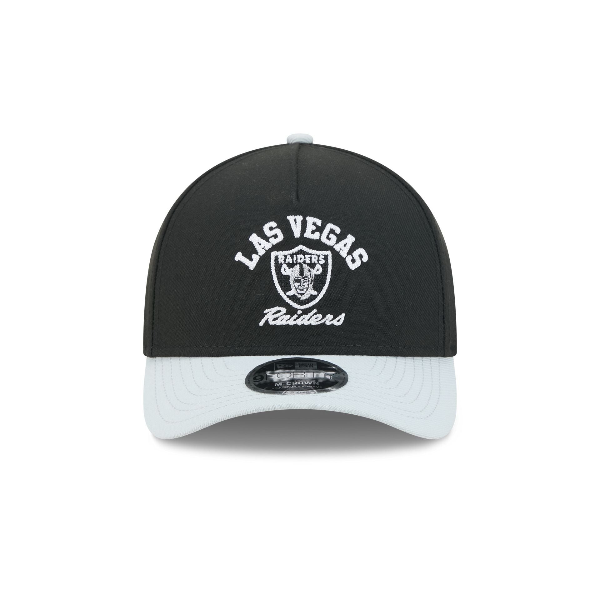 Las Vegas Raiders Arched Graphic 9FORTY M-Crown A-Frame Snapback Hat