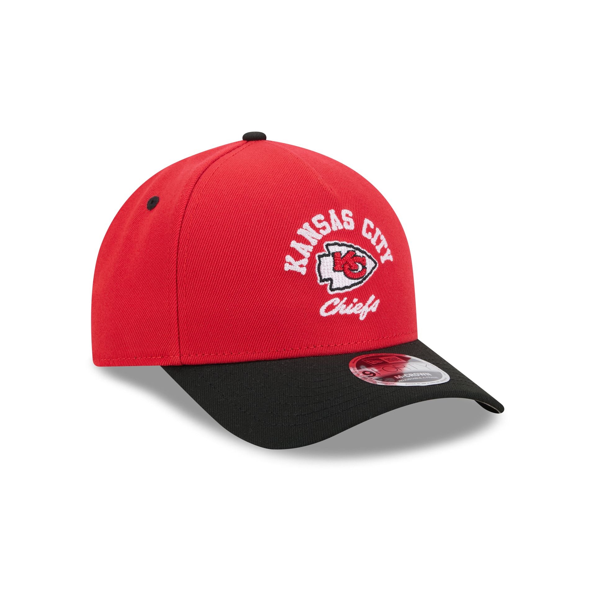Kansas City Chiefs Arched Graphic 9FORTY M-Crown A-Frame Snapback Hat