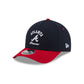 Atlanta Braves Arched Graphic 9FORTY M-Crown A-Frame Snapback Hat